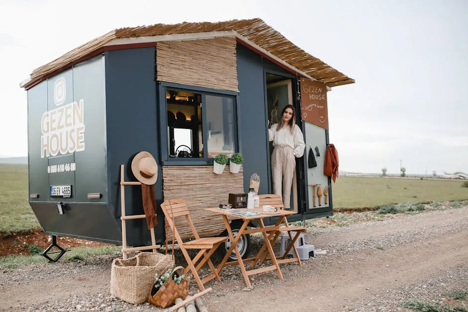 Explore the charm of tiny house living with a focus on mobility and nature.