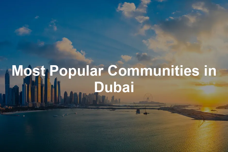 Featured image for Most Popular Communities in Dubai