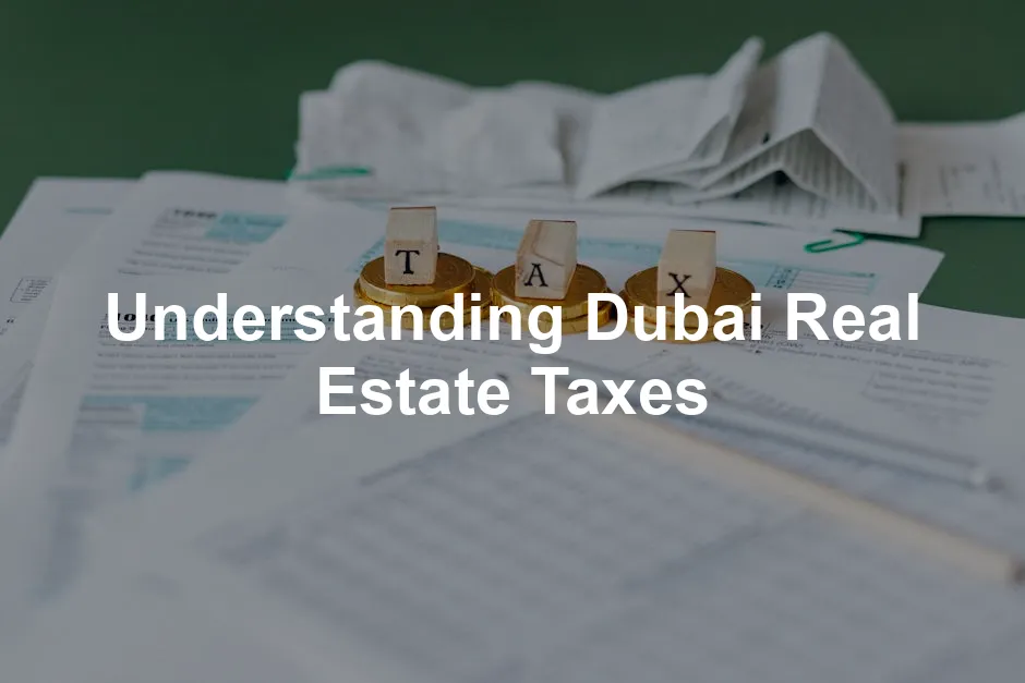 Featured image for Understanding Dubai Real Estate Taxes