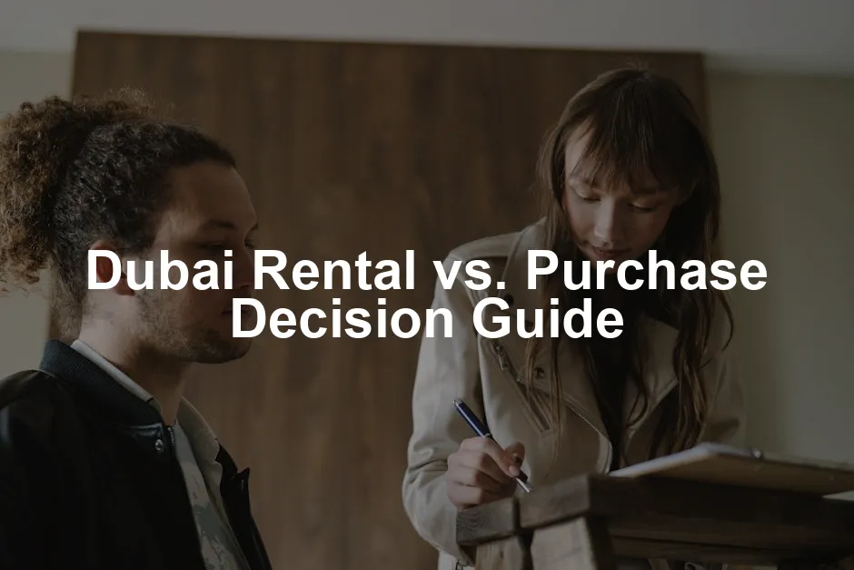 Featured image for Dubai Rental vs. Purchase Decision Guide